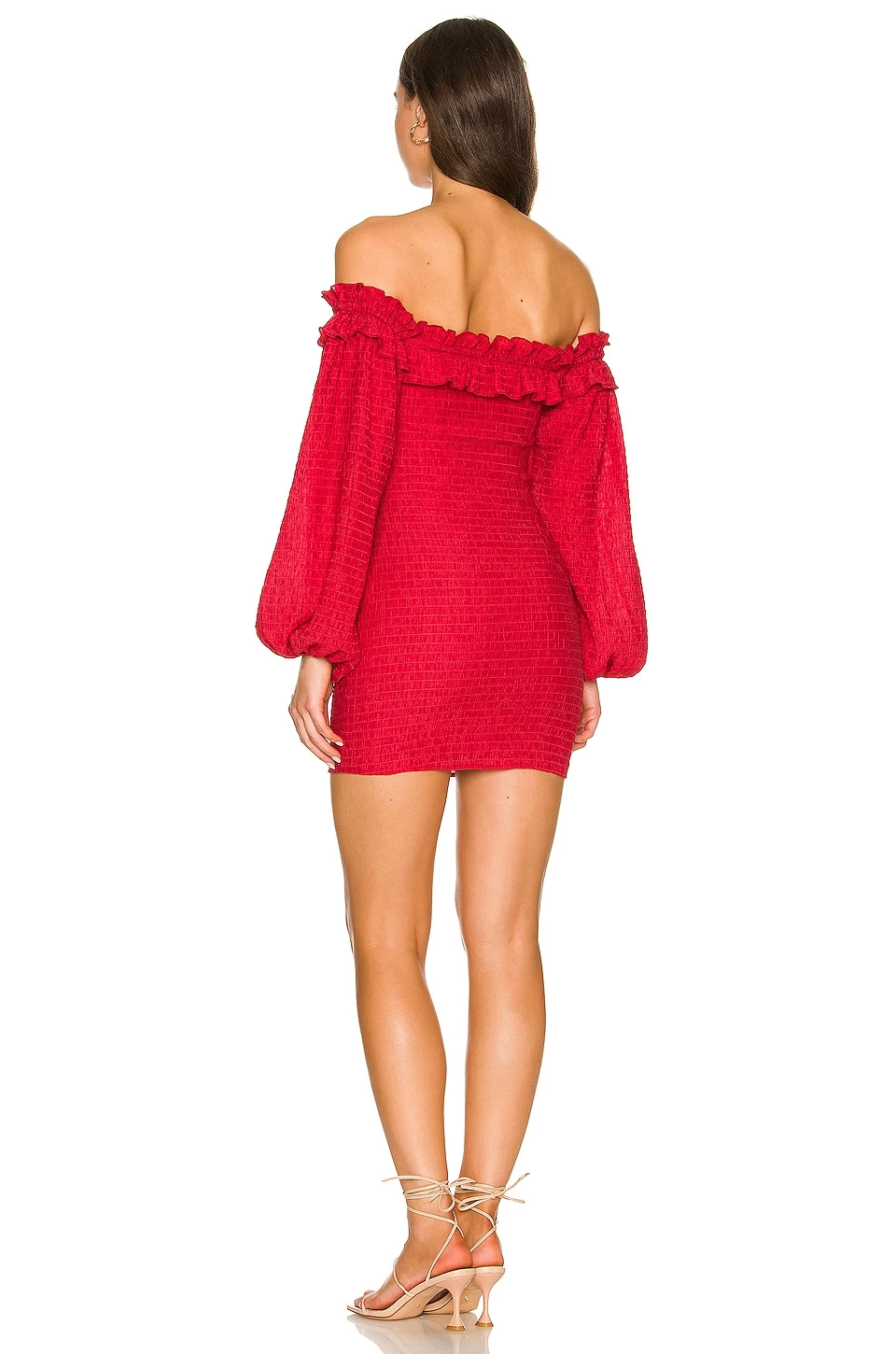 ROBE COURTE SADIE Red 5 ROBE COURTE SADIE Red - Image 3