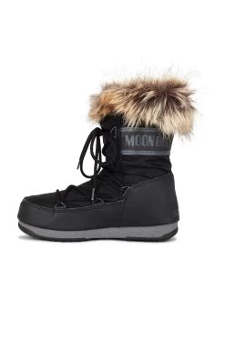 Moon Boot Monaco Low Boot Black -Fashion Women's Clothing Store MBOO WZ27 V5