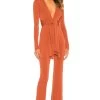 X REVOLVE Janet Jumpsuit Brick 1 X REVOLVE Janet Jumpsuit Brick -Fashion Women's Clothing Store MELR WC54 V1