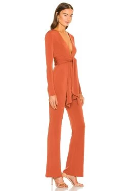 X REVOLVE Janet Jumpsuit Brick 6 X REVOLVE Janet Jumpsuit Brick -Fashion Women's Clothing Store MELR WC54 V2