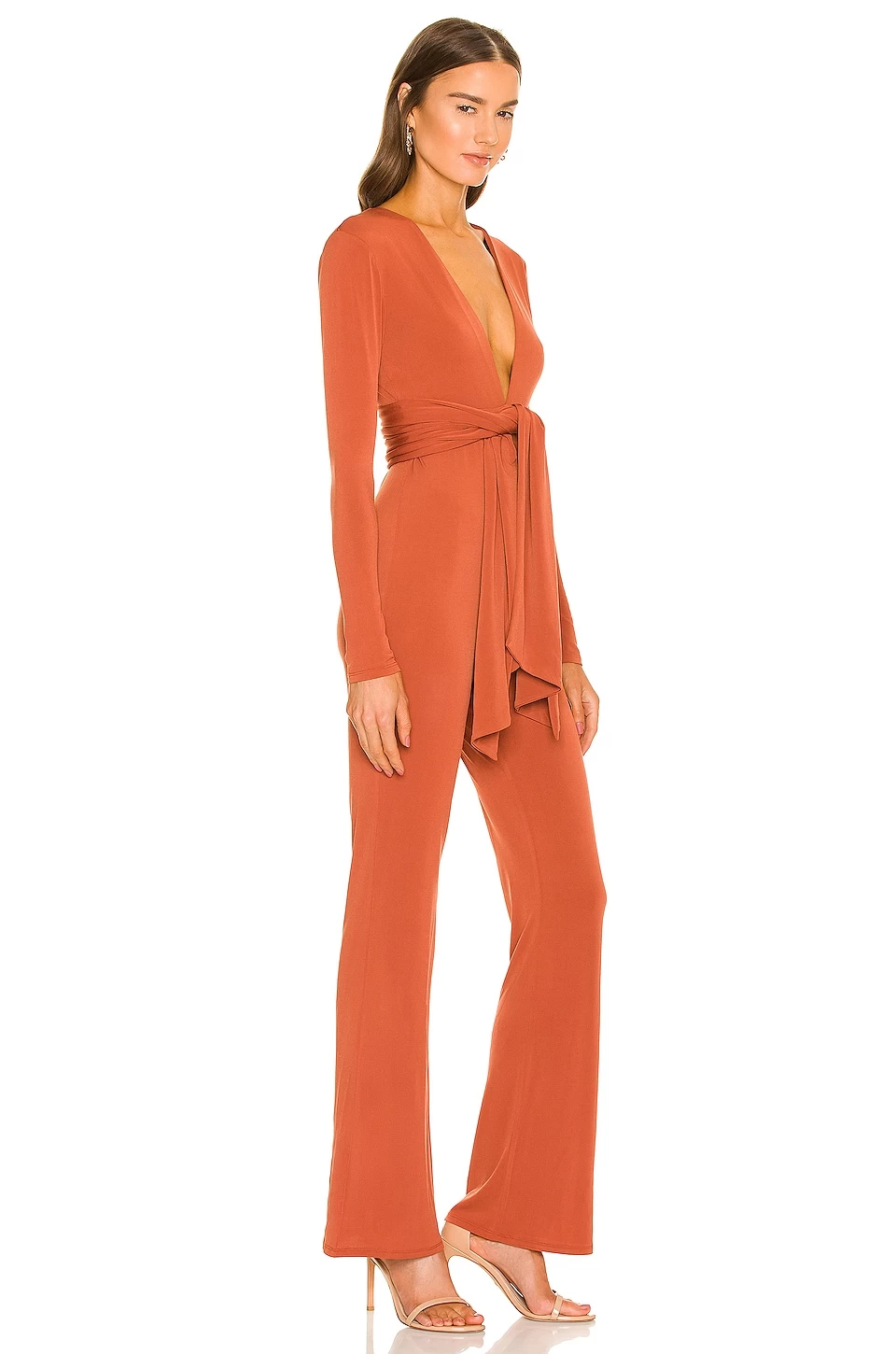 X REVOLVE Janet Jumpsuit Brick 4 X REVOLVE Janet Jumpsuit Brick - Image 2