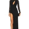 X REVOLVE Lauren Maxi Dress Black -Fashion Women's Clothing Store MELR WD713 V1