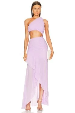 X REVOLVE Britney Gown Lilac
