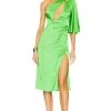 X REVOLVE Greer Midi Dress Bright Green