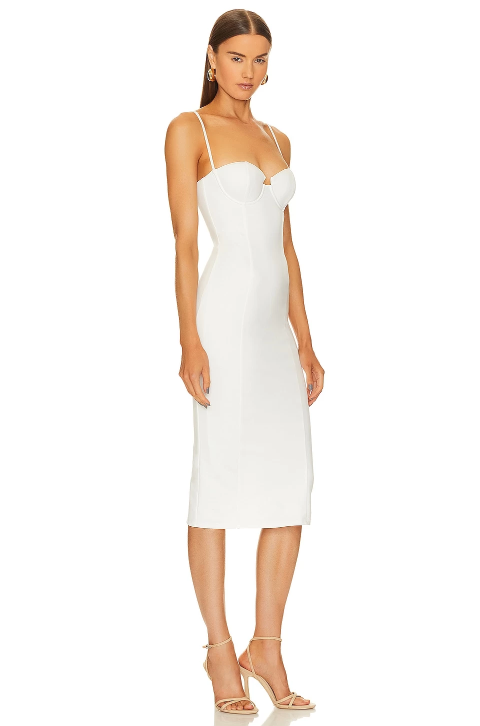 X REVOLVE Karasi Midi Dress White 4 X REVOLVE Karasi Midi Dress White - Image 2