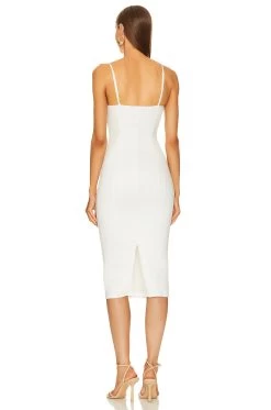 X REVOLVE Karasi Midi Dress White 7 X REVOLVE Karasi Midi Dress White -Fashion Women's Clothing Store MELR WD888 V3