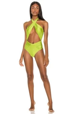X REVOLVE Seneca One Piece Green Glow