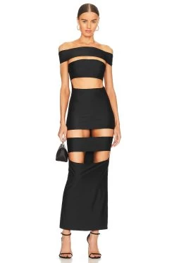Rebecca Maxi Dress Black