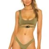 Slay Babe Bikini Top Safari Green -Fashion Women's Clothing Store MHAN WX42 V1