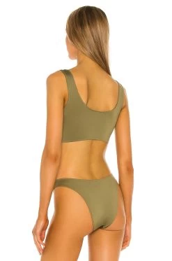 Slay Babe Bikini Top Safari Green -Fashion Women's Clothing Store MHAN WX42 V3