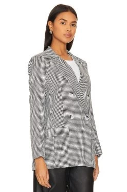 Minkpink Camilla Blazer Black & White -Fashion Women's Clothing Store MINK WO156 V3