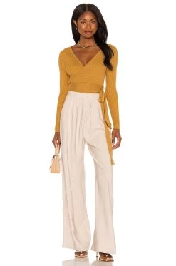 Minkpink Phrada Wrap Top Gold 9 Minkpink Phrada Wrap Top Gold -Fashion Women's Clothing Store MINK WS443 V4