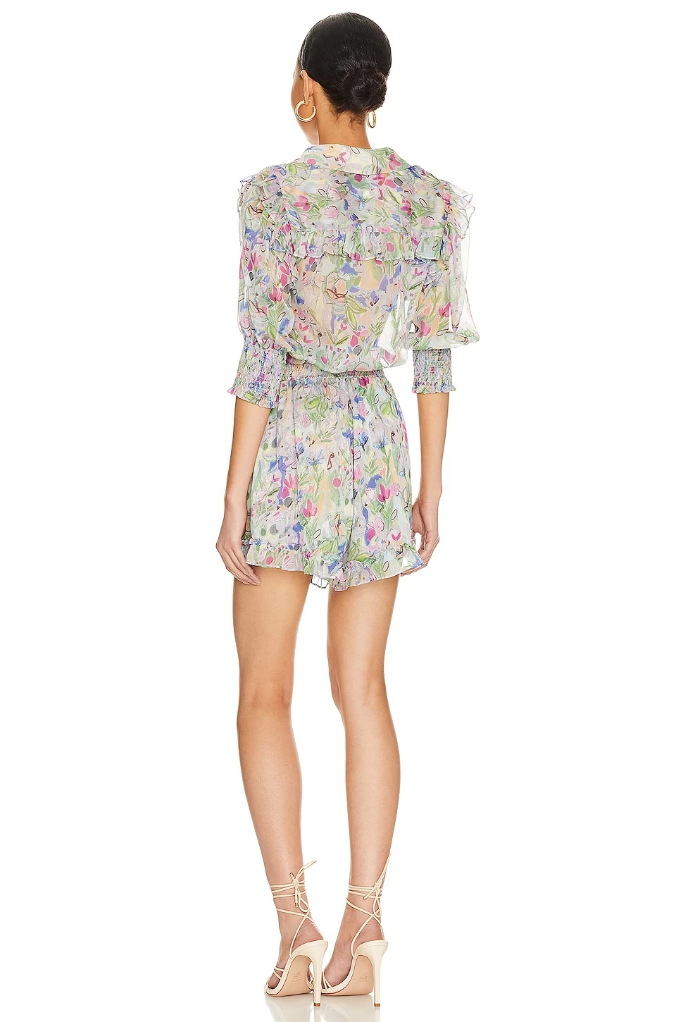 Gracie Romper Pastel Abstract 5 Gracie Romper Pastel Abstract - Image 3