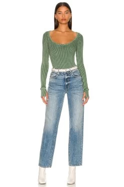 Leonard Top Pigment Military -Fashion Women's Clothing Store MLAU WS829 V4