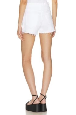 MOTHER The Scrapper Cut Off Short Totally Innocent 8 MOTHER The Scrapper Cut Off Short Totally Innocent -Fashion Women's Clothing Store MOTH WF64 V3