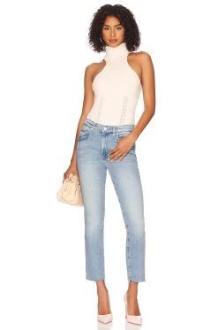 MOTHER The Insider Ankle Fray Herbal Remedy -Fashion Women's Clothing Store MOTH WJ1254 V4