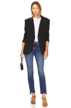 MOTHER The Mid Rise Dazzler Ankle Step Fray Mix Tape 9 MOTHER The Mid Rise Dazzler Ankle Step Fray Mix Tape -Fashion Women's Clothing Store MOTH WJ1362 V4