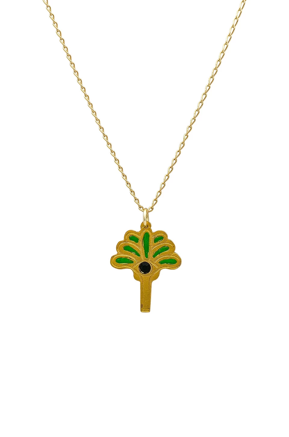 Palmera Necklace Gold 4 Palmera Necklace Gold - Image 2
