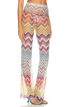 Missoni Mare Trousers Macro Multi Chevron 7 Missoni Mare Trousers Macro Multi Chevron -Fashion Women's Clothing Store MSNI WP2 V2