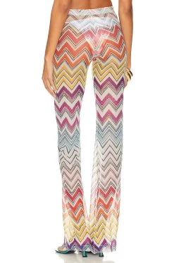 Missoni Mare Trousers Macro Multi Chevron 8 Missoni Mare Trousers Macro Multi Chevron -Fashion Women's Clothing Store MSNI WP2 V3