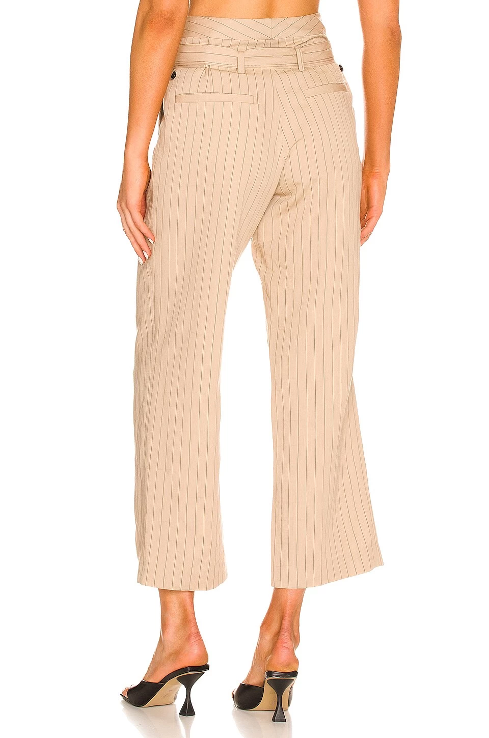 Artie Wrap Pant Khaki Pinstripe 5 Artie Wrap Pant Khaki Pinstripe - Image 3