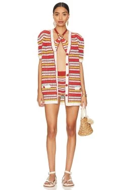 Crochet Short Multicolor 9 Crochet Short Multicolor -Fashion Women's Clothing Store MYBR WF1 V4