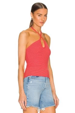 Kitty Smocked Halter Candy Apple 7 Kitty Smocked Halter Candy Apple -Fashion Women's Clothing Store NATI WS823 V2