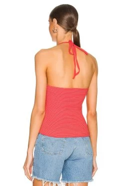 Kitty Smocked Halter Candy Apple 8 Kitty Smocked Halter Candy Apple -Fashion Women's Clothing Store NATI WS823 V3