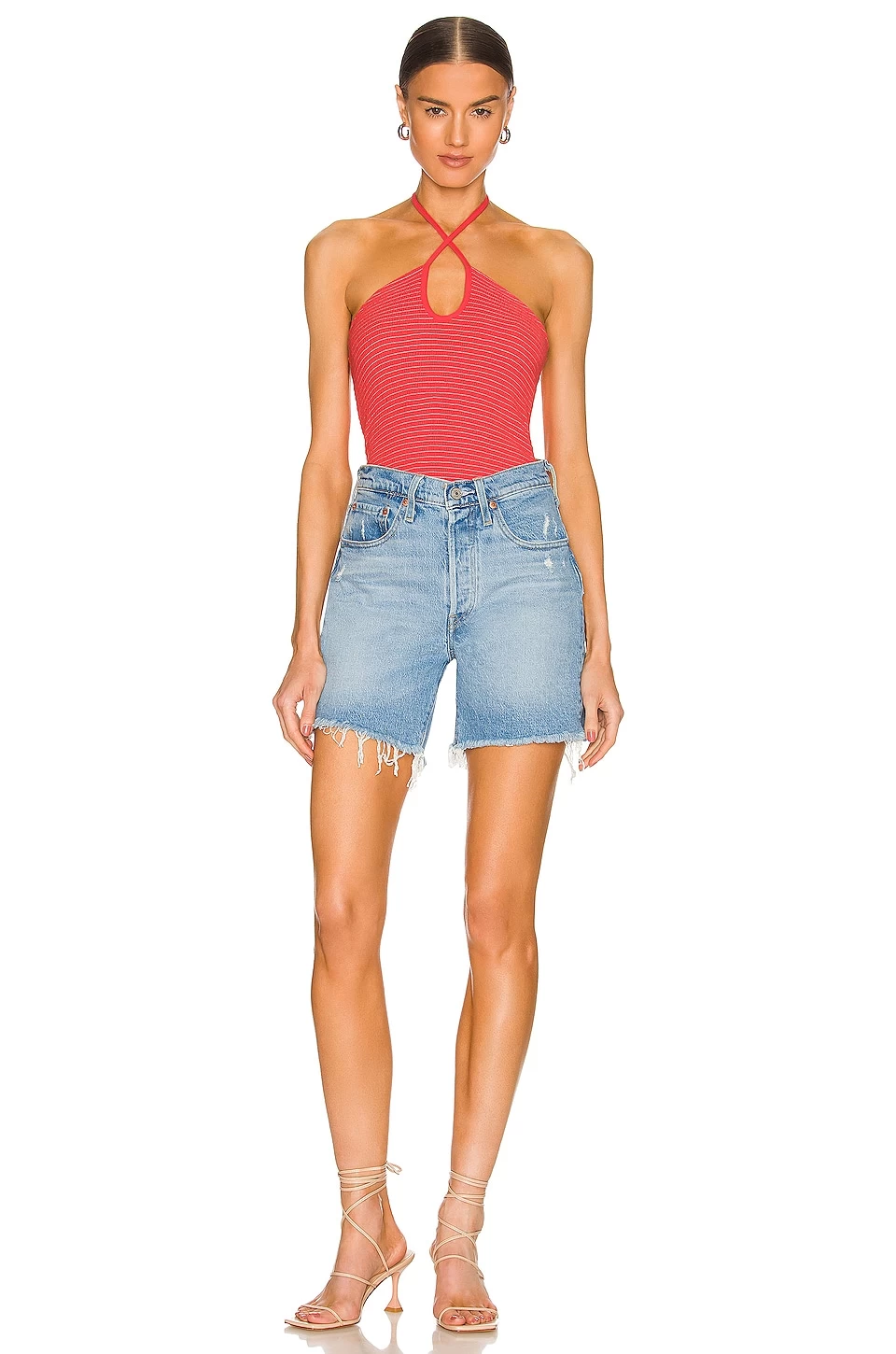 Kitty Smocked Halter Candy Apple 6 Kitty Smocked Halter Candy Apple - Image 4