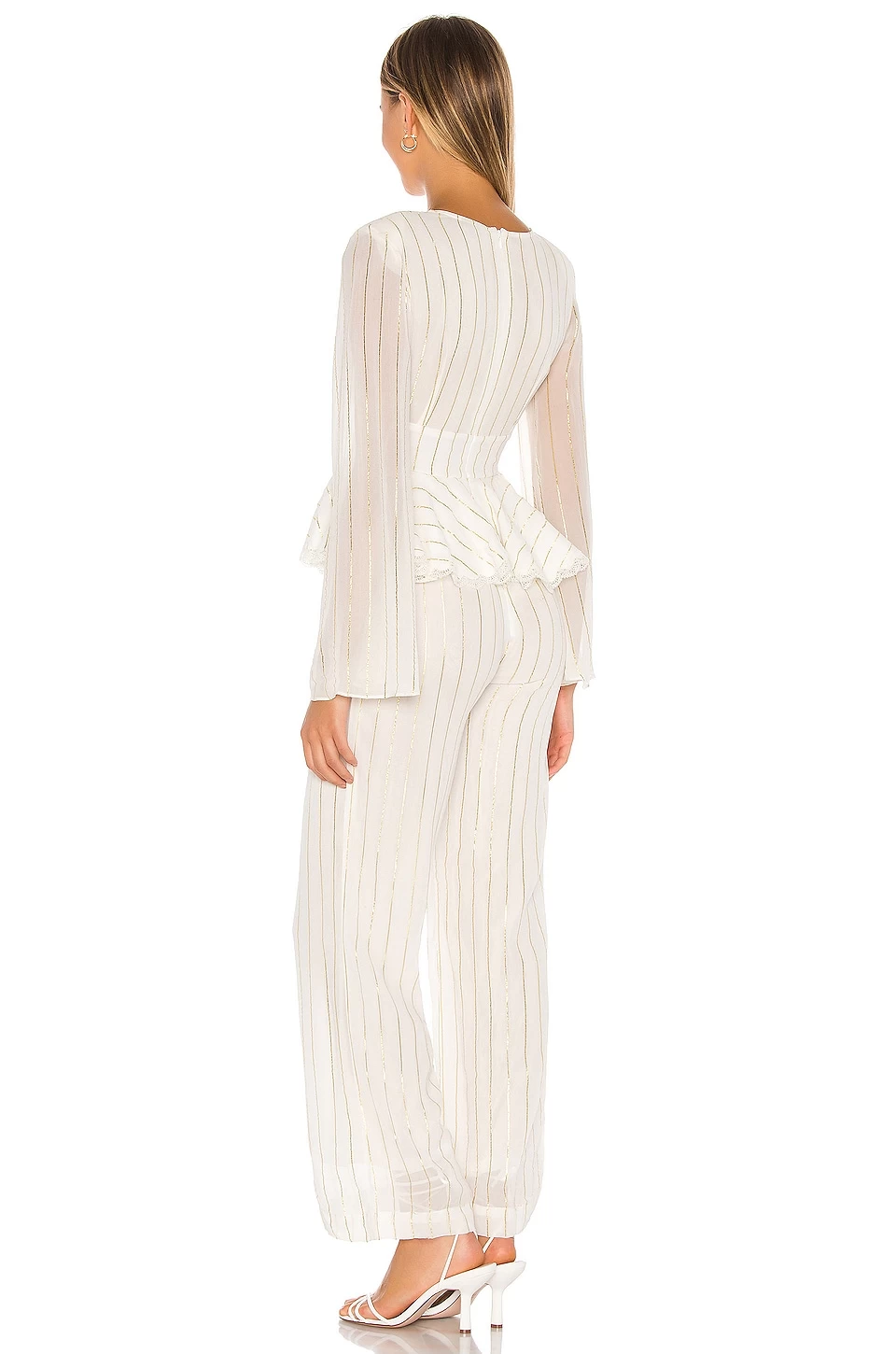 Tyde Jumpsuit White Stripe 5 Tyde Jumpsuit White Stripe - Image 3