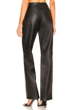 Linda Leather Pant Black 8 Linda Leather Pant Black -Fashion Women's Clothing Store NBDR WP160 V3