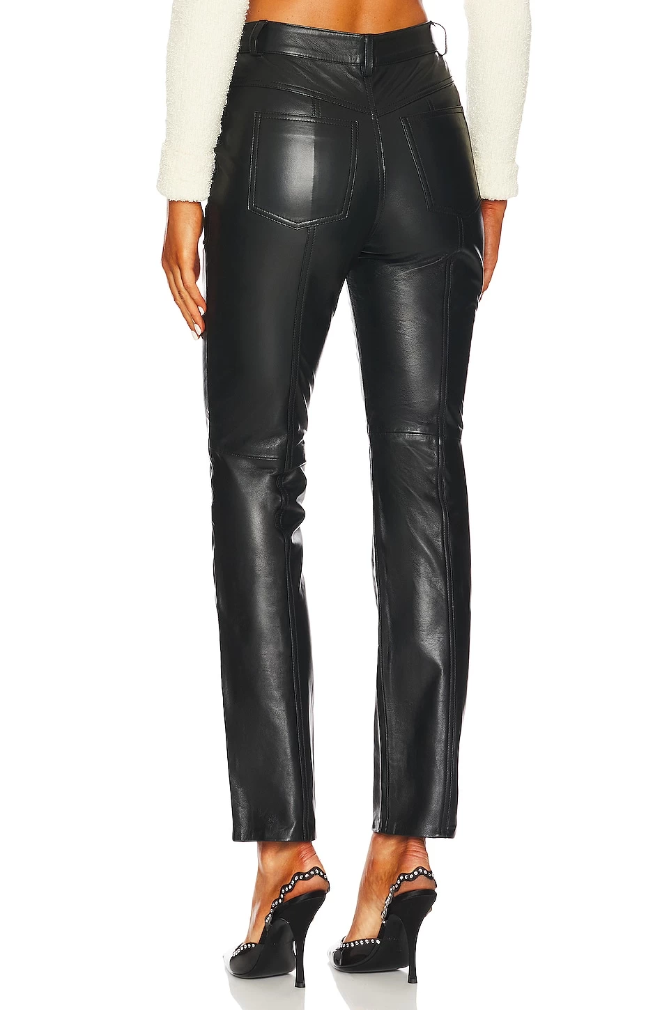 Mari Leather Pant Black 5 Mari Leather Pant Black - Image 3