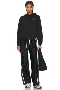 Nike NSW Club Hoodie Black & White 9 Nike NSW Club Hoodie Black & White -Fashion Women's Clothing Store NIKR MK3W V4