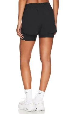 Nike Tempo Luxe 2 In 1 Running Short Black -Fashion Women's Clothing Store NIKR WF130 V4