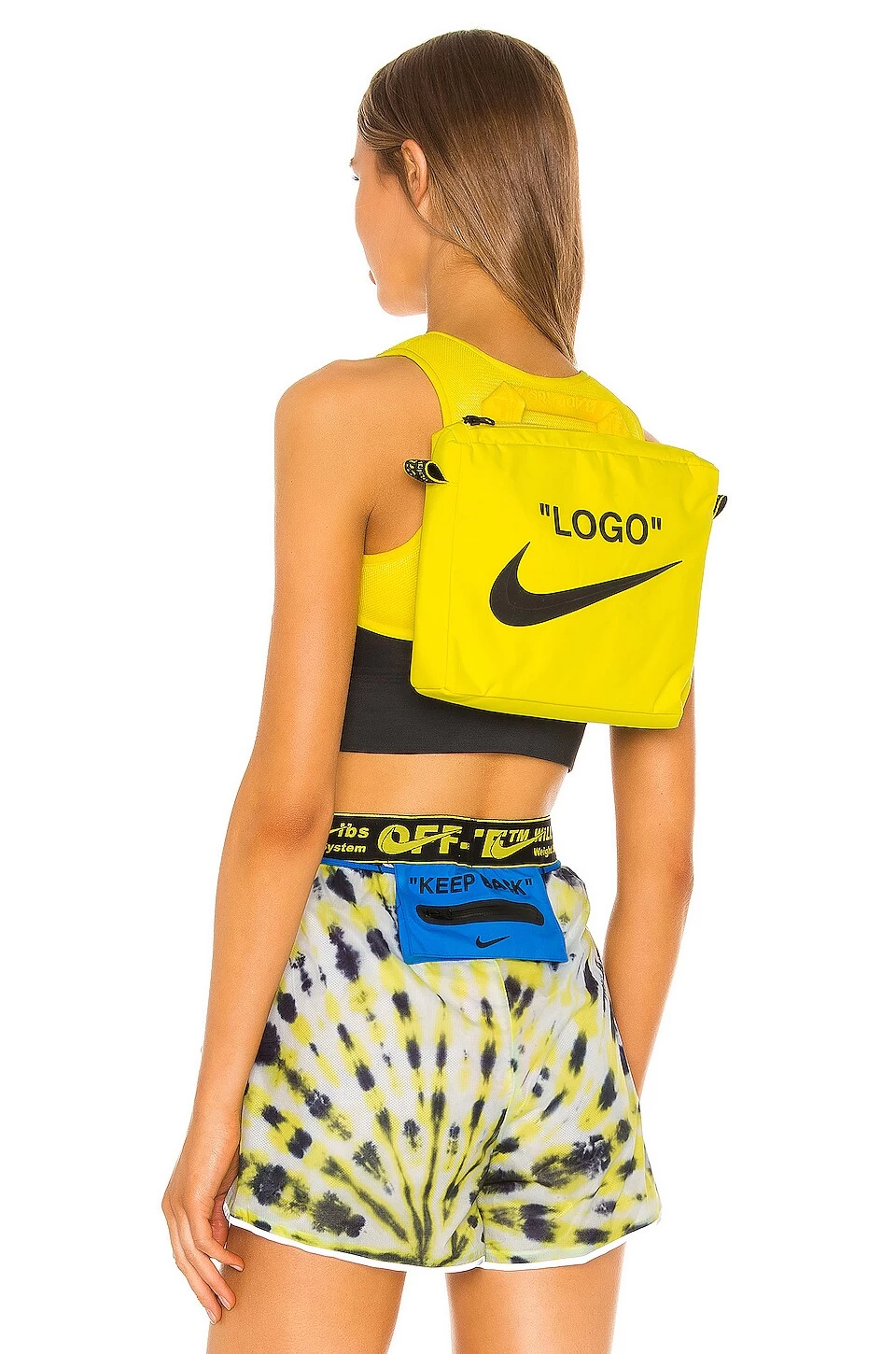 Nike X OFF-WHITE NRG As XCROSS Bib #1 Opti Yellow 5 Nike X OFF-WHITE NRG As XCROSS Bib #1 Opti Yellow - Image 3