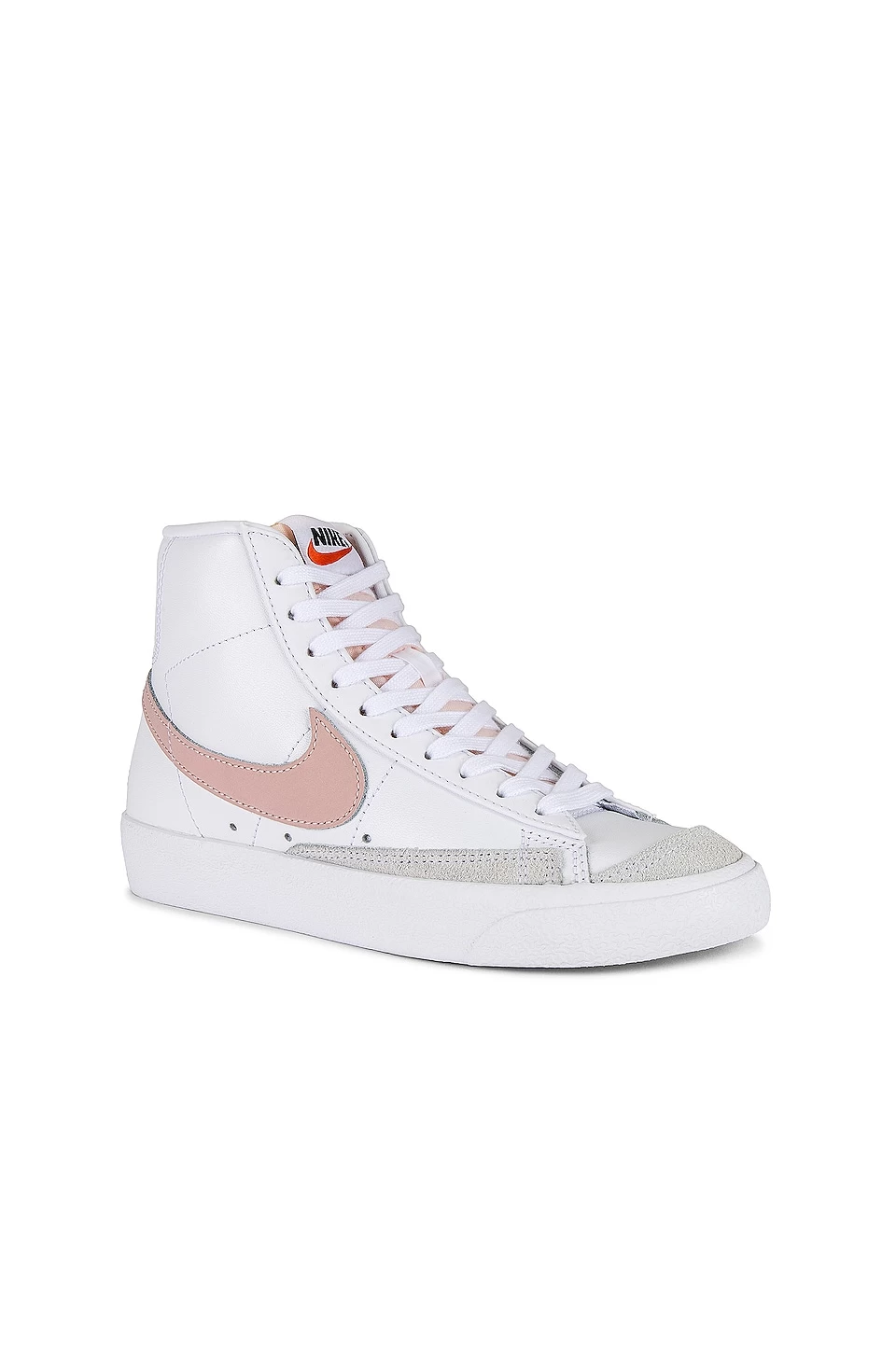 Nike Blazer Mid '77 Vintage Sneaker White, Pink Oxford, Black, Summit White, & Orange 4 Nike Blazer Mid '77 Vintage Sneaker White, Pink Oxford, Black, Summit White, & Orange - Image 2
