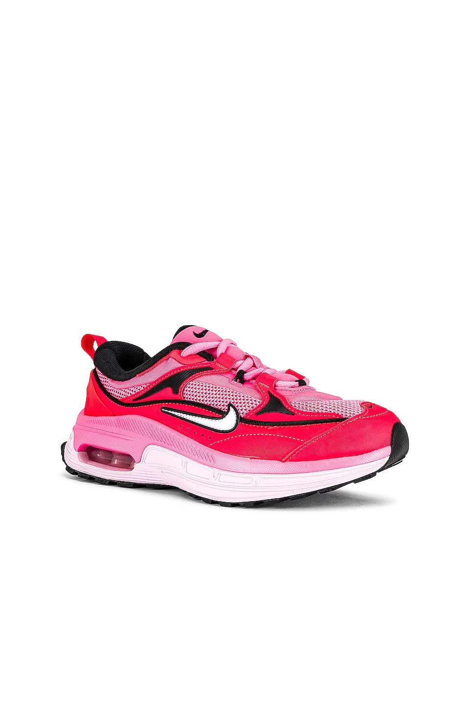Nike Air Max Bliss NN Sneaker Laser Pink, White, Solar Red, Pink Foam, Black, & Pink Rise 4 Nike Air Max Bliss NN Sneaker Laser Pink, White, Solar Red, Pink Foam, Black, & Pink Rise - Image 2