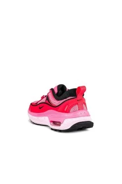 Nike Air Max Bliss NN Sneaker Laser Pink, White, Solar Red, Pink Foam, Black, & Pink Rise 10 Nike Air Max Bliss NN Sneaker Laser Pink, White, Solar Red, Pink Foam, Black, & Pink Rise -Fashion Women's Clothing Store NIKR WZ695 V3