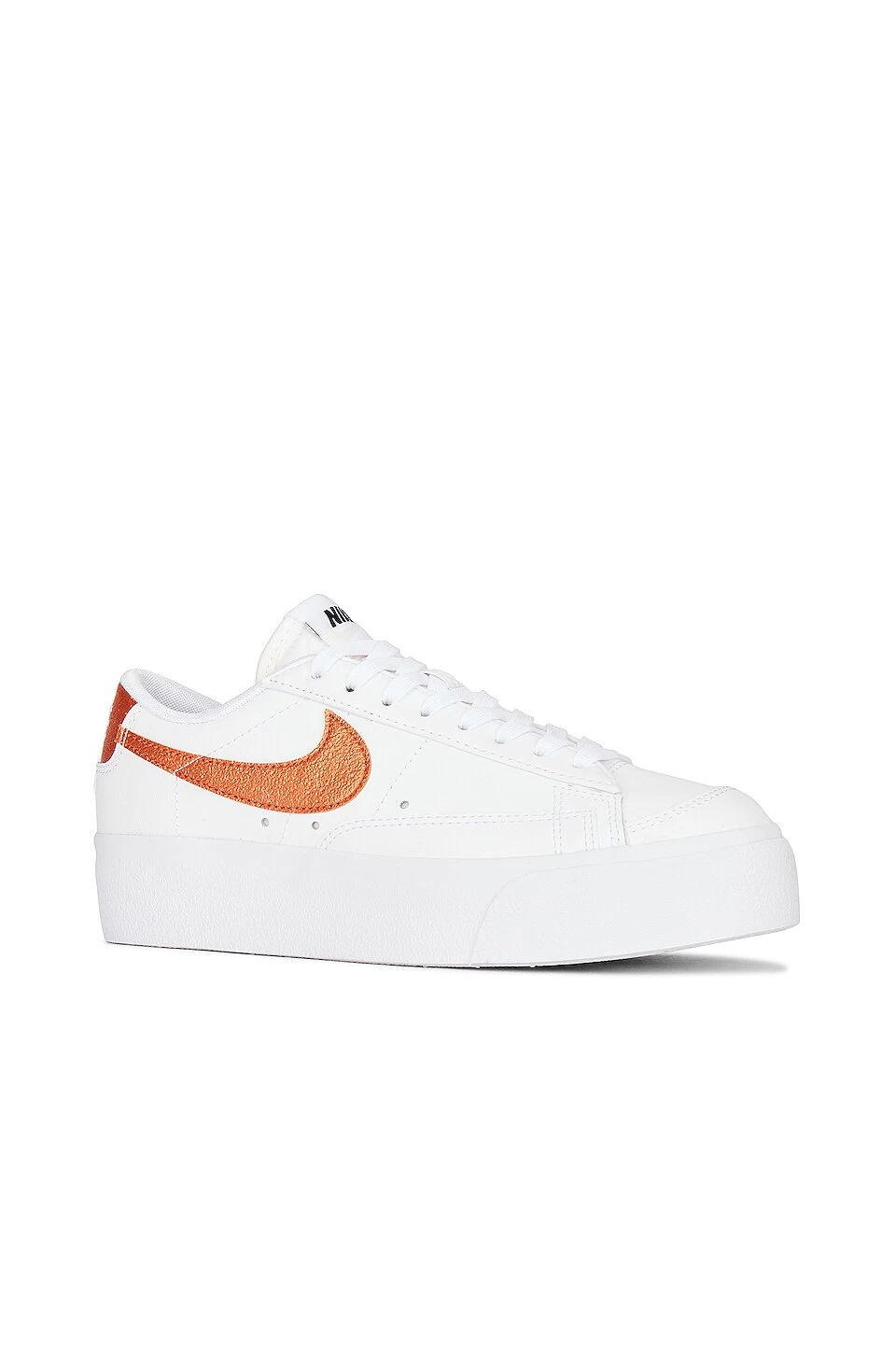 Nike Blazer Low Platform Sneaker White, Metallic Copper, Black, & Sail 4 Nike Blazer Low Platform Sneaker White, Metallic Copper, Black, & Sail - Image 2