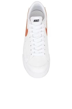 Nike Blazer Low Platform Sneaker White, Metallic Copper, Black, & Sail 11 Nike Blazer Low Platform Sneaker White, Metallic Copper, Black, & Sail -Fashion Women's Clothing Store NIKR WZ722 V4