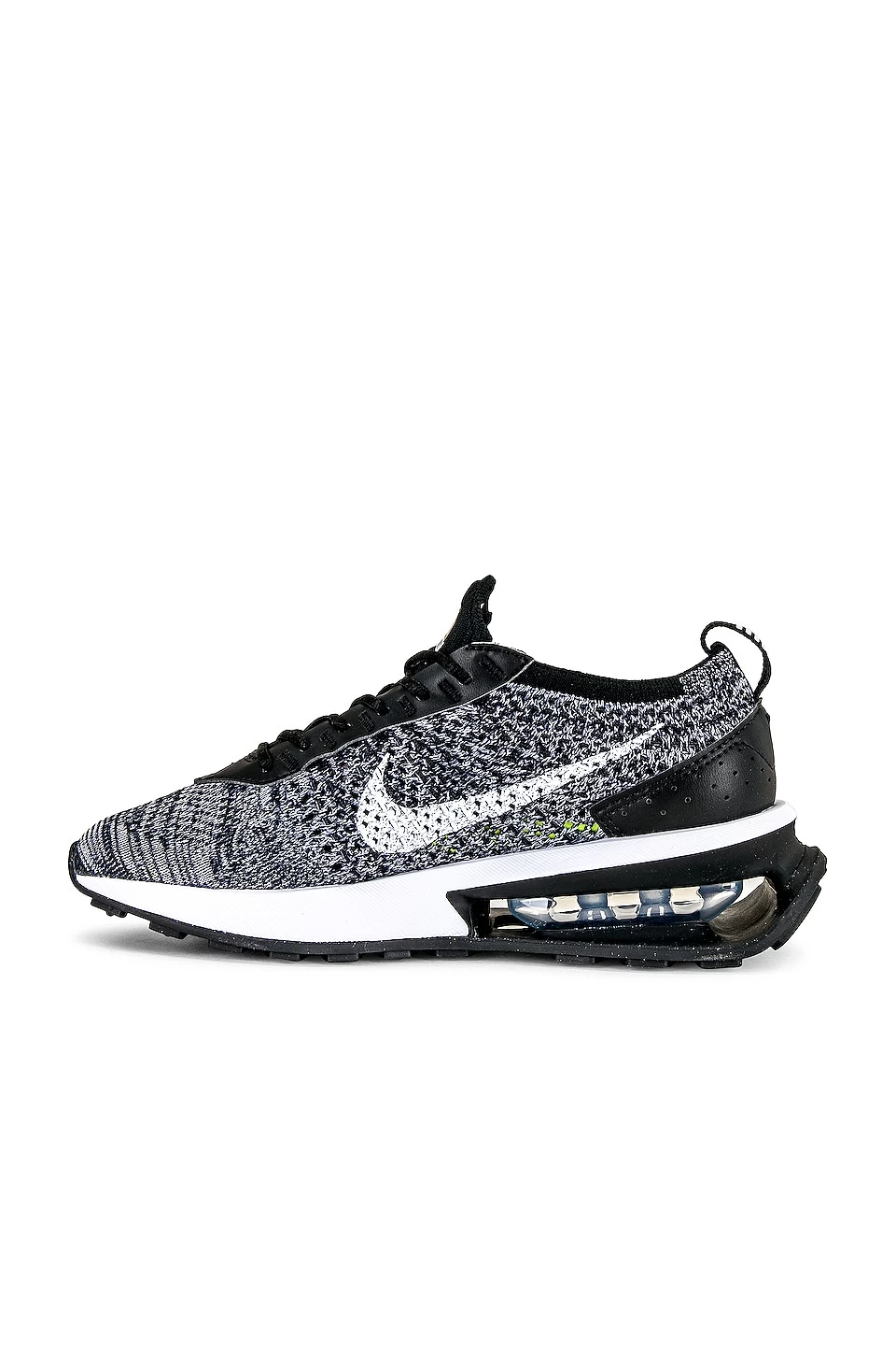 Nike Air Max Flyknit Racer Sneaker Black & White 7 Nike Air Max Flyknit Racer Sneaker Black & White - Image 5