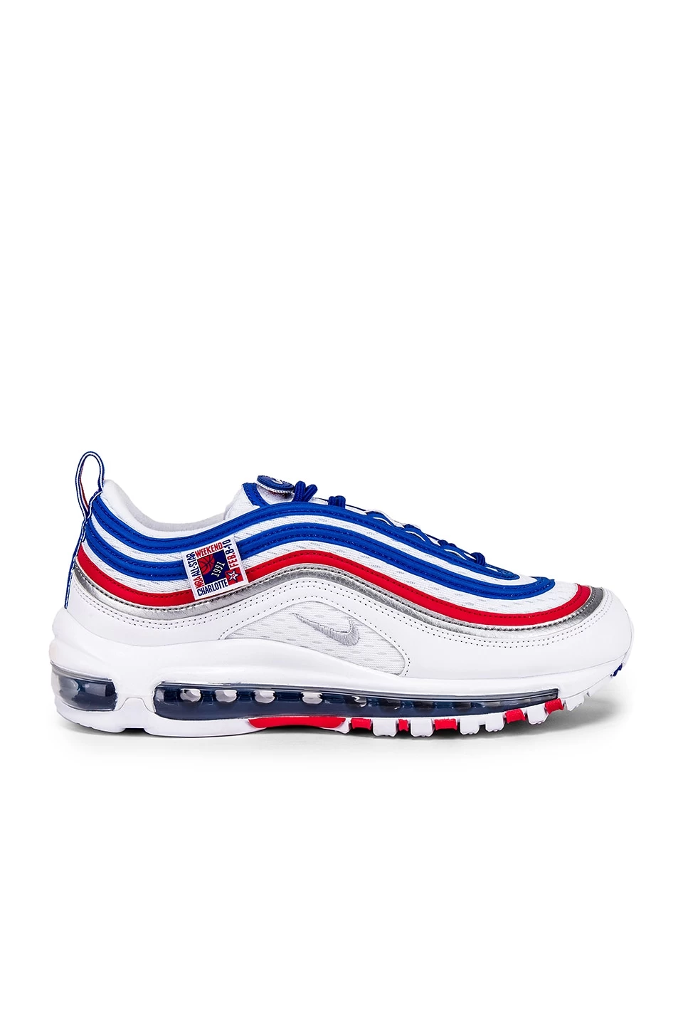 Nike Air Max 97 Sneaker Game Royal, Metallic Silver & Univ Red 3 Nike Air Max 97 Sneaker Game Royal, Metallic Silver & Univ Red