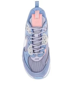 Nike Air Max 90 Futura Sneaker Oxygen Purple, White, & Cobalt Bliss -Fashion Women's Clothing Store NIKR WZ881 V4