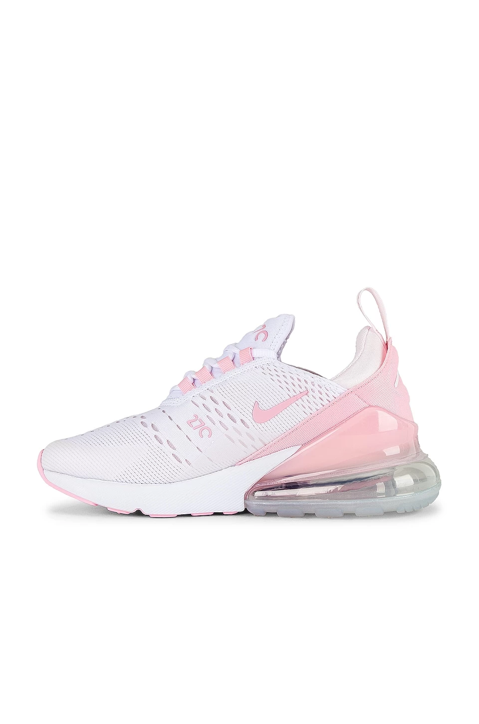 Nike Air Max 270 Sneaker White, Med Soft Pink, & Pearl Pink 7 Nike Air Max 270 Sneaker White, Med Soft Pink, & Pearl Pink - Image 5