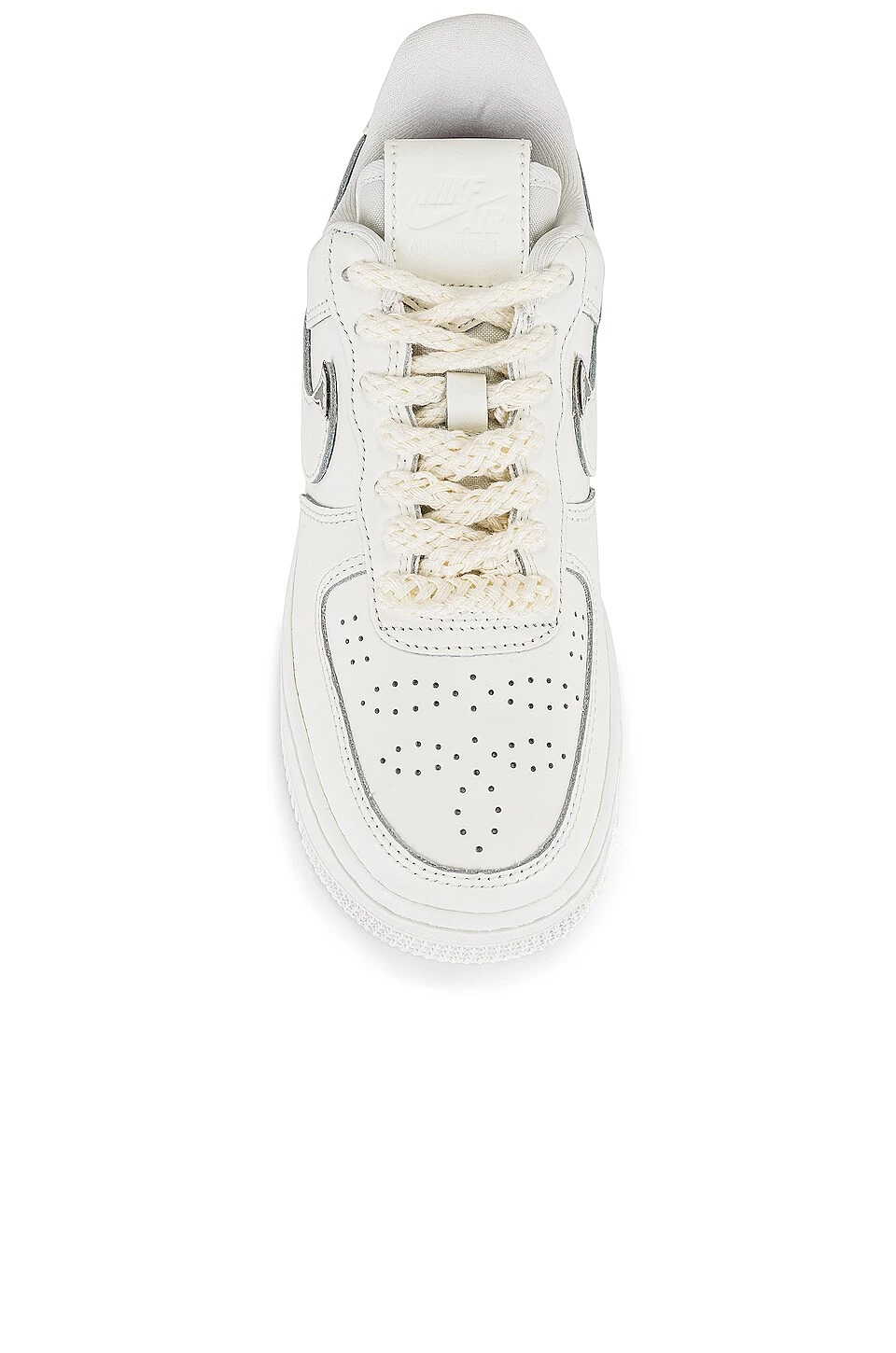 Nike Air Force 1 '07 Lv8 Sneaker Sail, Sail, Metallic Silver, & Tawny 6 Nike Air Force 1 '07 Lv8 Sneaker Sail, Sail, Metallic Silver, & Tawny - Image 4