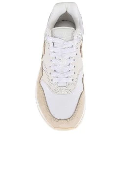 Nike Air Max 1 Perform Ess Sneaker Summit White, Sanddrift, & Phantom -Fashion Women's Clothing Store NIKR WZ886 V4