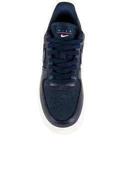 Nike Air Force 1 '07 Lx Sneaker Light Orewood Brown, Obsidian, Sail, & Siren Red -Fashion Women's Clothing Store NIKR WZ907 V4