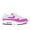 Nike Air Max 1 '87 Sneaker Neutral Grey & Fuchsia Dream -Fashion Women's Clothing Store NIKR WZ910 V1