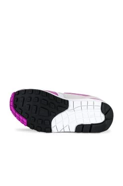 Nike Air Max 1 '87 Sneaker Neutral Grey & Fuchsia Dream -Fashion Women's Clothing Store NIKR WZ910 V6