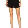 Norma Kamali Elephant Pleat Short Black 1 Norma Kamali Elephant Pleat Short Black -Fashion Women's Clothing Store NKAM WF12 V1